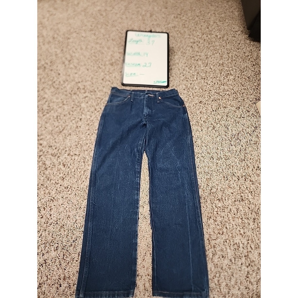Wrangler Cowboy‎ Cut Jeans Womens 14x37 Slim Fit Tapered Natural Rise